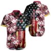 Arizona Cardinals Hawaiian Shirt Flag Flower Pattern 0 0