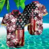 Arizona Cardinals Hawaiian Shirt Flag Flower Pattern 3 3