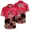 Arizona Diamondbacks Hawaiian Shirt Red Palm Tree Pattern 0 0