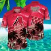 Arizona Diamondbacks Hawaiian Shirt Red Palm Tree Pattern 3 3