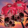 Arizona Diamondbacks Hawaiian Shirt Red Palm Tree Pattern 5 5