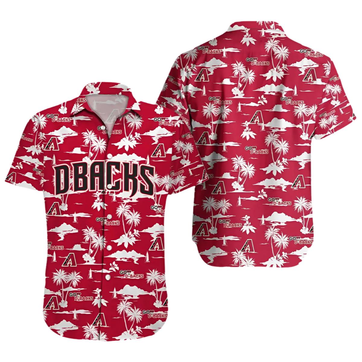 Arizona Diamondbacks Hawaiian Shirt Red Sand Dunes 0 0