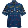 Atlanta Braves Hawaiian Shirts Blue Helmet Pattern 0 0