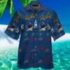 Atlanta Braves Hawaiian Shirts Blue Helmet Pattern 3 3