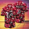 Atlanta Falcons Hawaiian Shirt Flowers Bloom 3 3