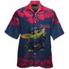 Baby Yoda Atlanta Braves Hawaiian Short Sleeve Tropical Shirt 0 0