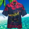 Baby Yoda Atlanta Braves Hawaiian Short Sleeve Tropical Shirt 3 3