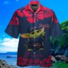 Baby Yoda Atlanta Braves Hawaiian Short Sleeve Tropical Shirt 4 4