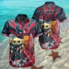 Baby Yoda Houston Texans Hawaiian Shirt 2 2