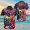 Baby Yoda Houston Texans Hawaiian Shirt 4 4