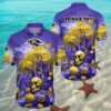 Baltimore Ravens Hawaiian Shirt Skulls Pumpkin 2 2