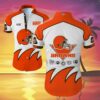 Browns Hawaiian Shirt NFL Summer Button Up 3 3