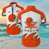 Browns Hawaiian Shirt NFL Summer Button Up 4 4