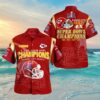 Chiefs Super Bowl Hawaiian Shirt LVIII Champions 4 4