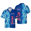 Custom Bills Hawaiian Shirt Women Blue Flower 1 1