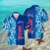 Custom Bills Hawaiian Shirt Women Blue Flower 2 2