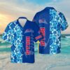 Custom Bills Hawaiian Shirt Women Blue Flower 4 4