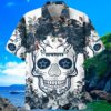 Dallas Cowboys Hawaiian Shirt Pattern Flower Skull 4 4