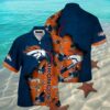 Denver Broncos Hawaiian Shirt Flora and Palm Tree Print 2 2