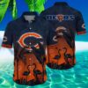 Flamingo And Flower Funny Chicago Bears Hawaii Shirt 3 3 1