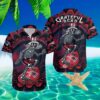 Grateful Dead New England Patriots Hawaiian Shirt 3 3