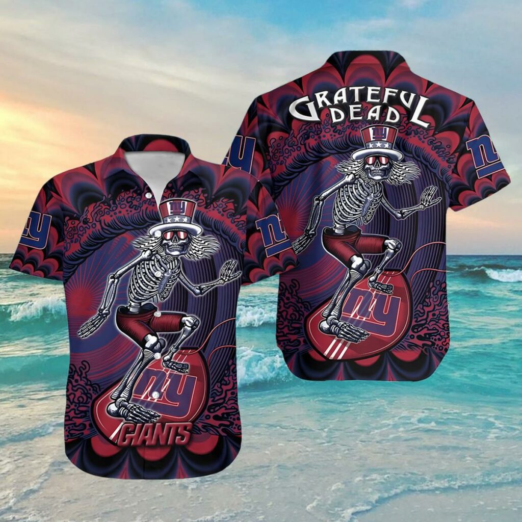 Grateful Dead Ny Giants Hawaiian Shirt 4 4