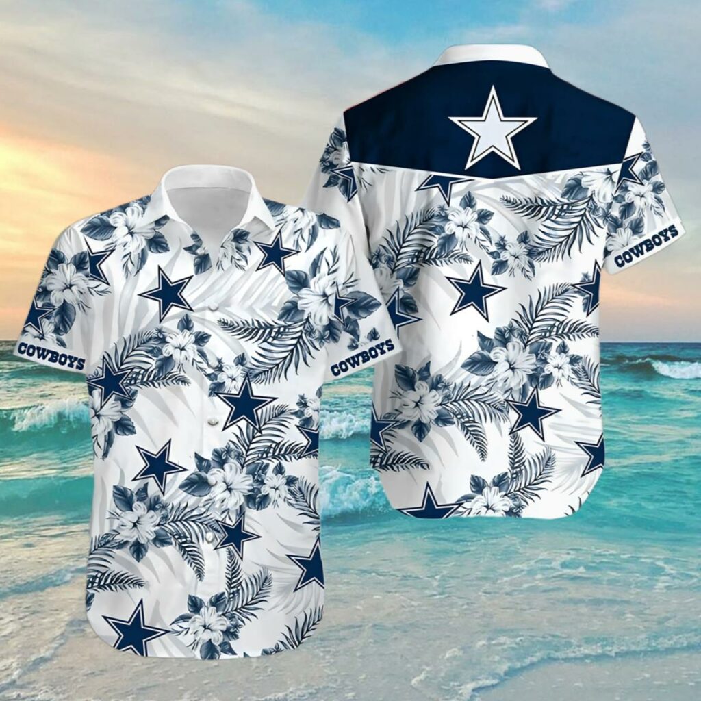 Hawaiian Dallas Cowboys Shirt Men Woman 4 4