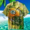 Helmet Green Bay Packers Mens Hawaiian Shirt 3 3