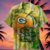 Helmet Green Bay Packers Mens Hawaiian Shirt 5 5