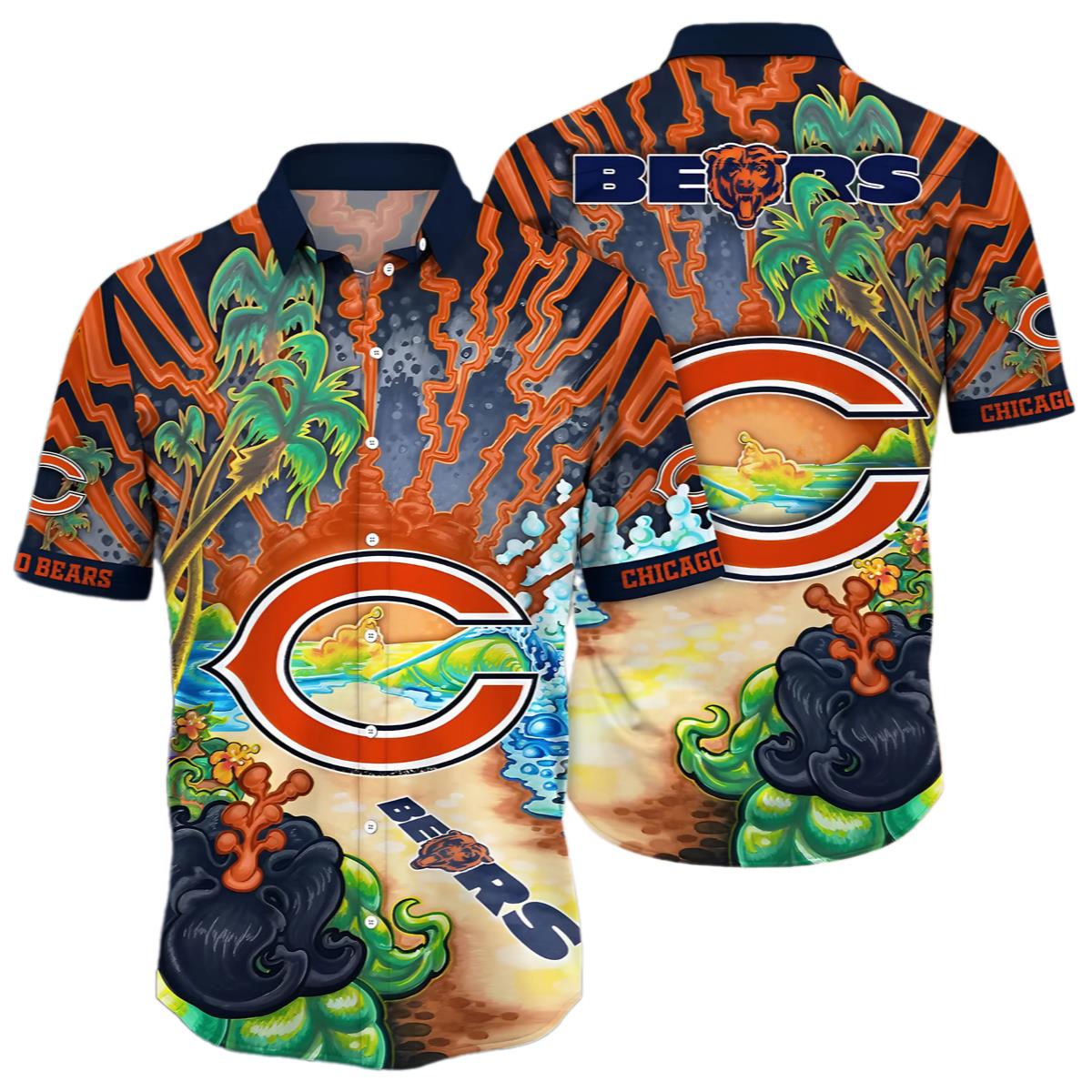 Hot Sandstime Chicago Bears NFL Hawaiian Shirt 0 0 1