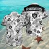 Las Vegas Raiders Hawaiian Shirt Tropical Flower 2 2