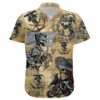 Las Vegas Raiders Hawaiian Shirts Pirates Skull Print 1 1