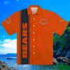 Logo Chicago Bears Hawaiian Shirt Red 4 4 1