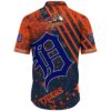 Logo Detroit Tigers Hawaiian Shirt Customizable 0 0