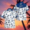 Logo Kansas City Royals Hawaiian Shirt White 5 5