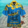 Los Angeles Chargers Hawaiian Shirt Baby Yoda Hibiscus Tropical Pattern 2 2