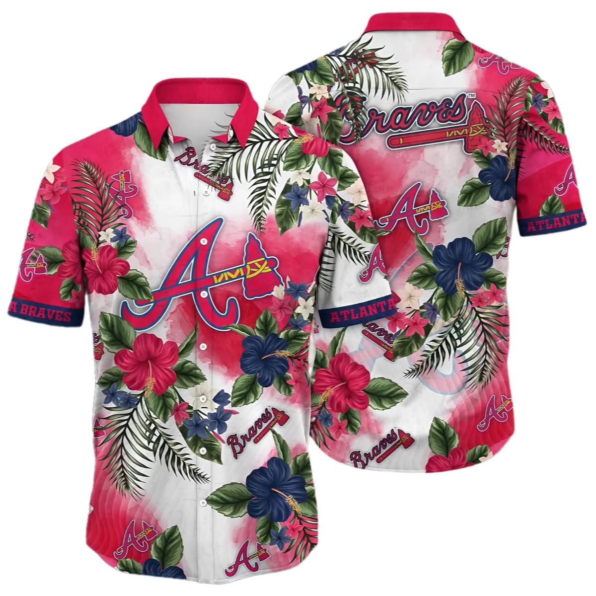 MLB Atlanta Braves Hawaiian Shirt Parasolstime 0 0