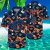 Mens Detroit Tigers Hawaiian Shirt With Floral Pattern 3 3