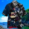 Mickey And Floral New England Patriots Hawaiian Shirt Look Cute 4 4