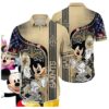 Mickey Mouse Americana Playmaker New Orleans Saints Hawaiian Shirt 0 0