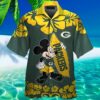 Mickey Mouse And Surfboard Green Bay Packers Hawaiian Shirt 3 3