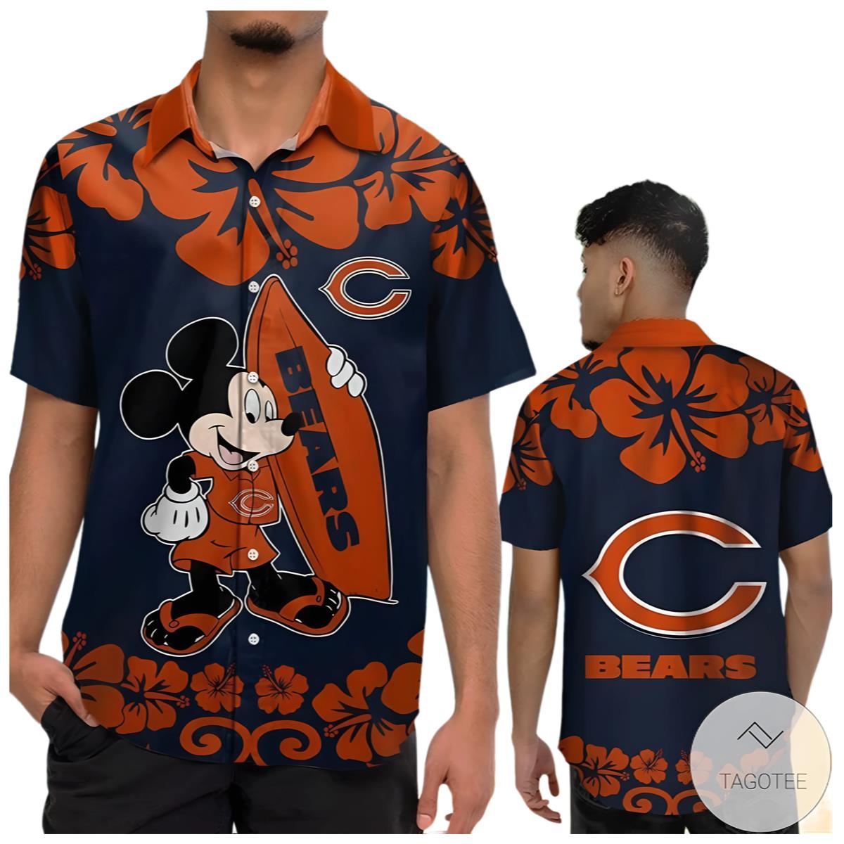 Mickey Mouse Chicago Bears Shirt Mens 0 0 1