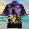 Minnesota Vikings Hawaiian Shirt Viking Sunset 4 4