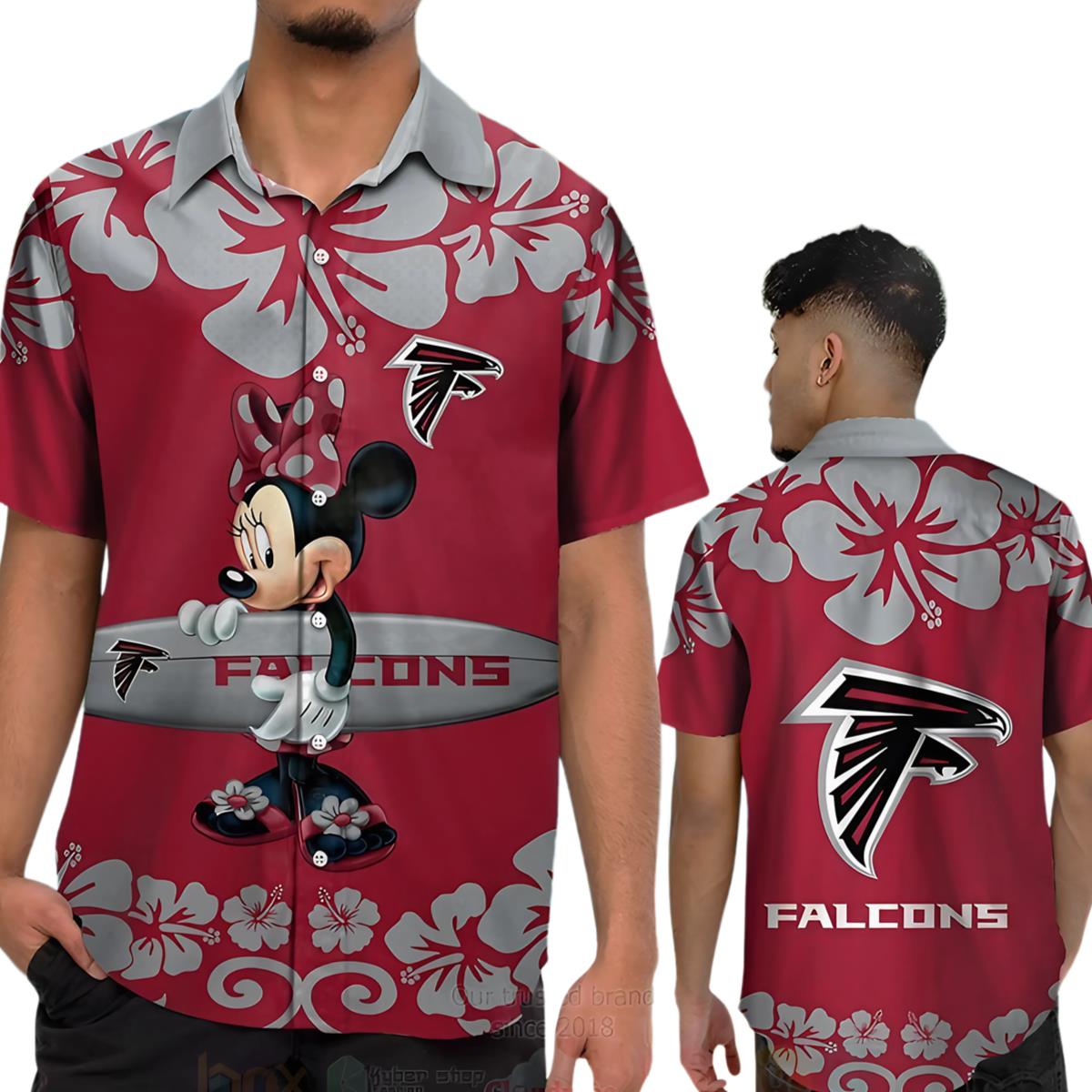 Minnie Mouse Atlanta Falcons Hawaiian Shirt 1 1