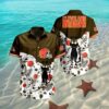 NFL Browns Hawaiian Shirt Cat Craze 2 2