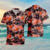 NFL Browns Hawaiian Shirt Mens Sunset Beach Design 4 4