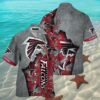 NFL Falcons Hawaiian Shirt Red Silver 2 2