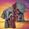 NFL Falcons Hawaiian Shirt Red Silver 3 3