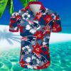 New England Patriots Hawaiian Shirt Tropical Flower 3 3