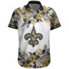 New Orleans Saints Bourbon Street Hawaiian Shirt 0 0